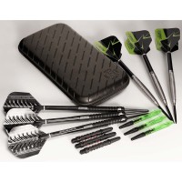 Masquedardos Fundação Harrows Darts Caso magro preto