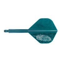 Masquedardos Penses Condor Axe Doodle Feather Green Blue Standard L 33.5m Vous trois.