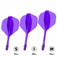 Masquedardos Stifte Winmau Darts Fusion Morado Short 22-64mm N2 Standard 8795