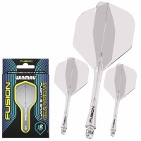 Masquedardos Plumas Winmau Darts Fusion Transparente Short 22-64mm N2 Standard 8793