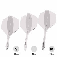 Masquedardos Plumas Winmau Darts Fusion Transparente Short 22-64mm N2 Standard 8793