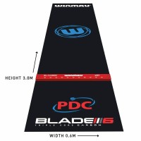 Masquedardos Protector Suelo Winmau Pro Zone Precision Pvc + Oche 8216