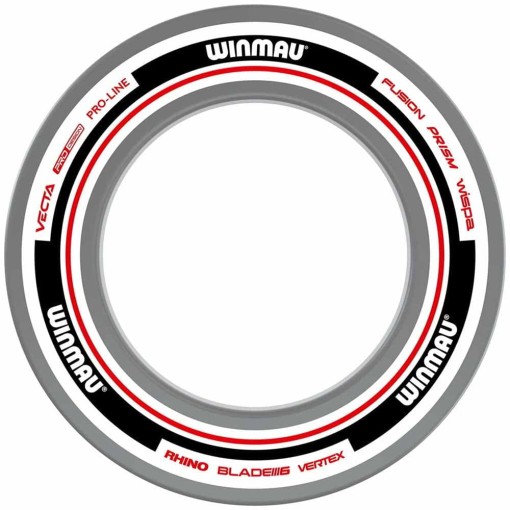 Masquedardos Dartboard Surrounds Advance Blanco Rojo