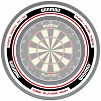 Masquedardos Dartboard Surrounds Advance Blanco Rojo