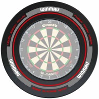 Masquedardos Dartboard Surrounds Advance Negro Rojo  4452