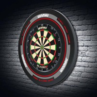 Masquedardos Dartboard Surrounds Advance Negro Rojo  4452