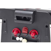 Masquedardos Multijuego Giratorio 4 En 1 Verde- (billar, Air Hockey - Ping-pong, Mesa Comedor) 2922