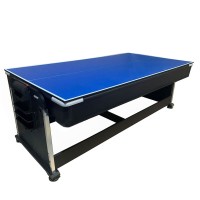 Masquedardos Biliard Olimpus rotativ 4 în 1, Air Hochei, Ping-Pong, Masă de sufragerie 2873