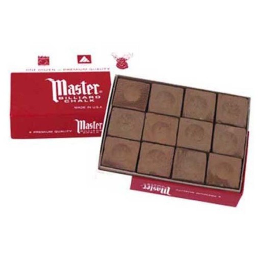 Masquedardos Billiard Chalk Master Brown 12 egység 3003.060