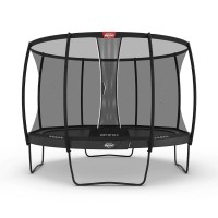 Masquedardos Cama Elástica Berg Champion Regular 430 Grey + Safety Net Deluxe Be35.44.93.03