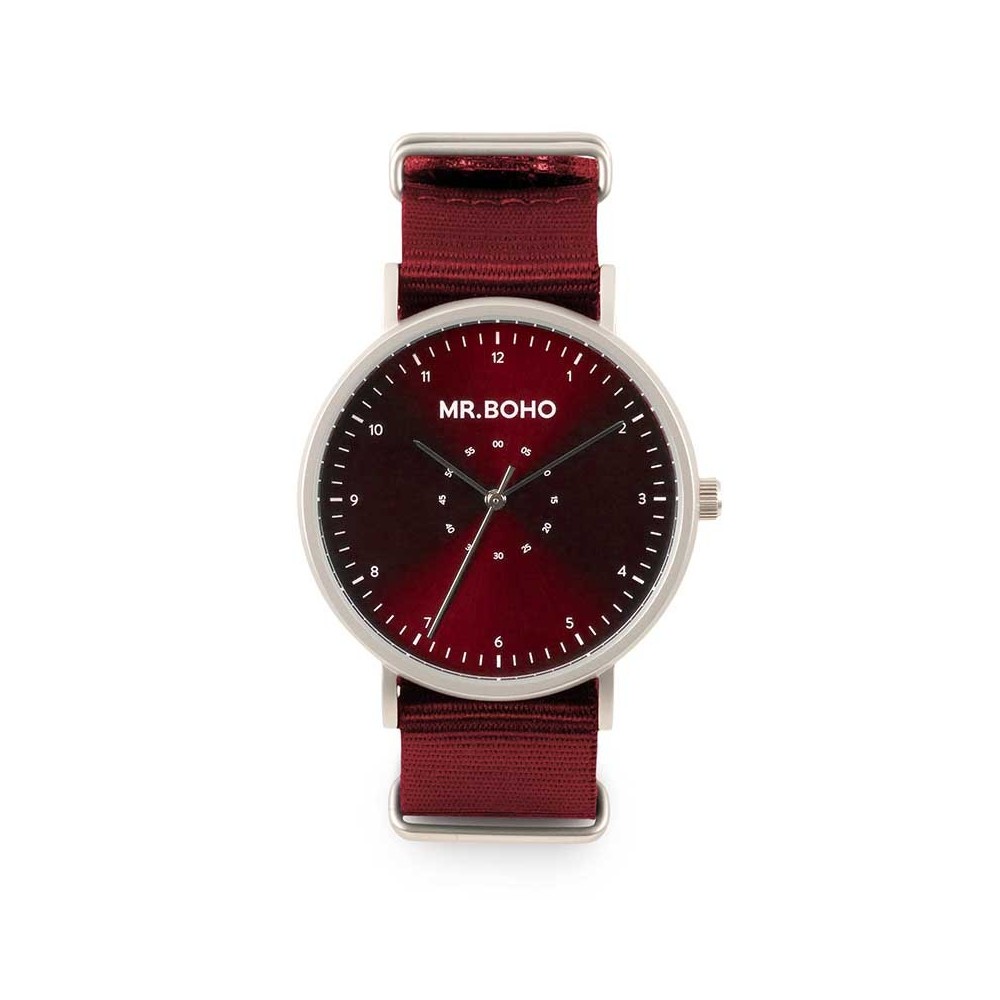 Masquedardos Ceasul Mr. Boho 62-ip11 Iron Burgundy Casual Metallic 40mm 00728662