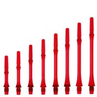 Masquedardos Cañas Fit Shaft Gear Slim Fija Tranparente Rojo Talla 4