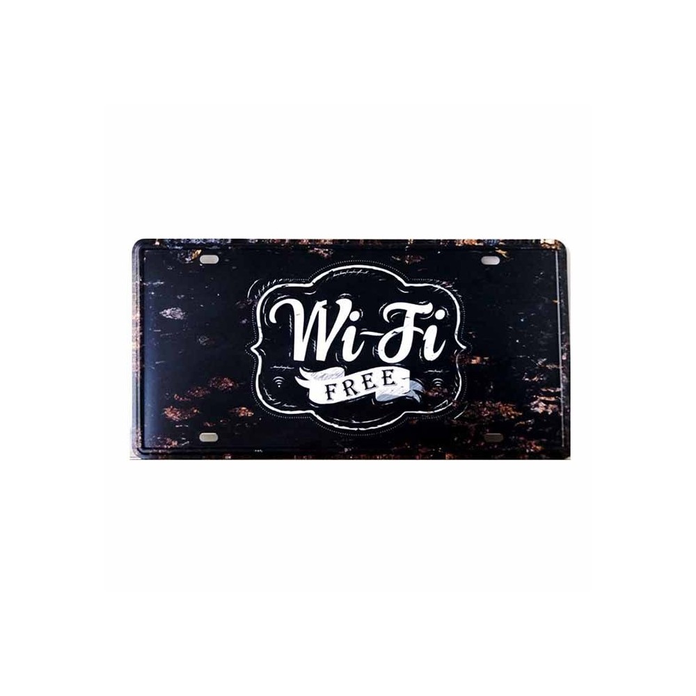 Masquedardos Decorative Metal Plate Wi-fi Free