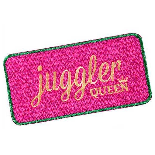 Masquedardos Parche Cosmo Darts Juggler Queen Logo