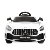 Masquedardos Coche Eléctrico Mercedes Gtr Blanco Con Radio Control Hl2882