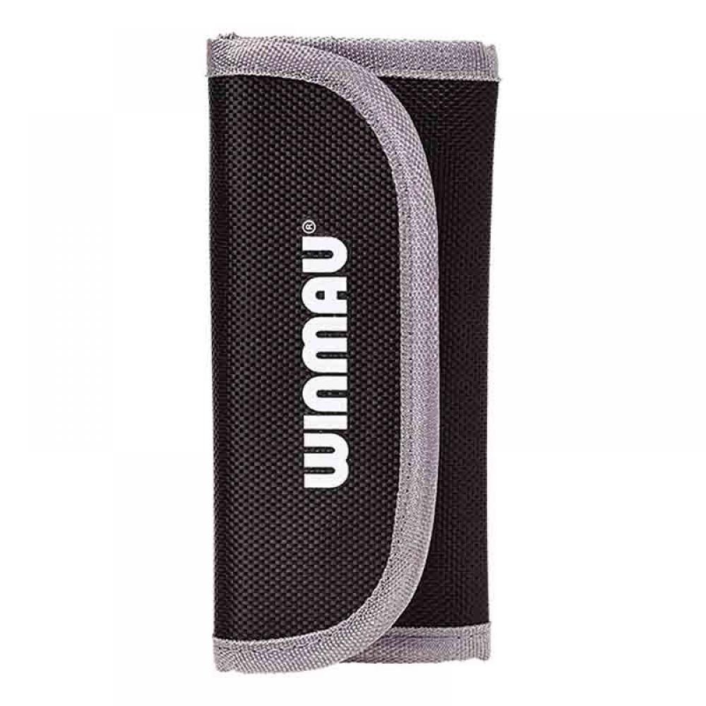 Masquedardos Winmau Darts Tri Fold Plus Wallet Darts Case Black Gray 8313