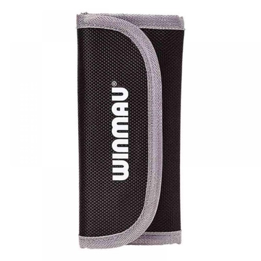 Masquedardos Funda Dardos Winmau Darts Tri Fold Plus Wallet Negro Gris  8313