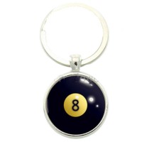 Masquedardos Luxe 8 Ball Keychain