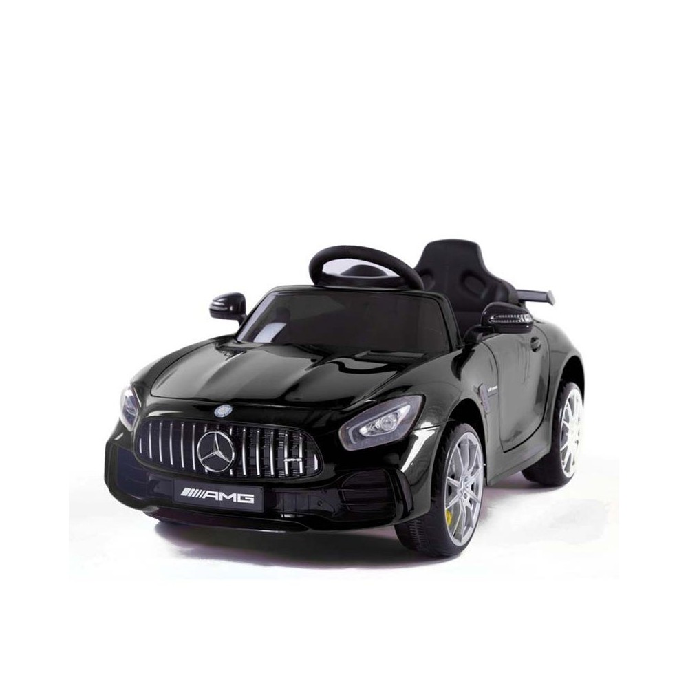 Masquedardos Coche Eléctrico Mercedes Gtr Negro Con Radio Control Hl2881