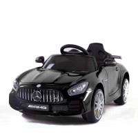 Masquedardos Coche Eléctrico Mercedes Gtr Negro Con Radio Control Hl2881