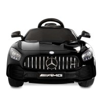 Masquedardos Coche Eléctrico Mercedes Gtr Negro Con Radio Control Hl2881