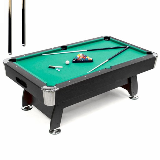 Masquedardos Lucentum Pl2110 Luxe American Billiard Table Pack + 4 Cues 1.40