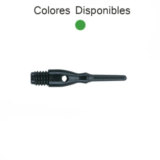 Masquedardos Puntas Dardo Unicorn Darts Contour Verde 22mm 40072