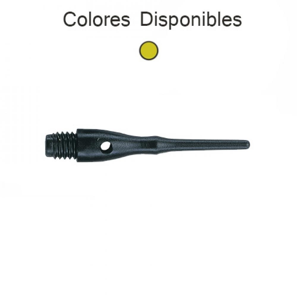 Masquedardos Puntas Unicorn Darts Contour Amarilla 2ba 27mm 1000unit 40029.