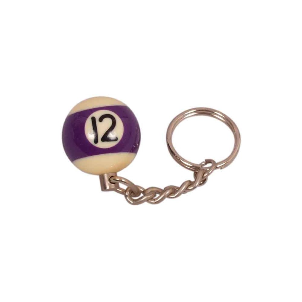 Masquedardos Billiard Ball Keychain 25mm Nº12 4622.012