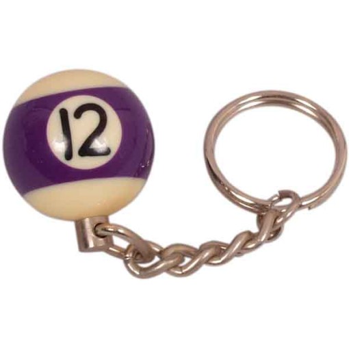 Masquedardos Billiard Ball Keychain 25mm Nº12 4622.012