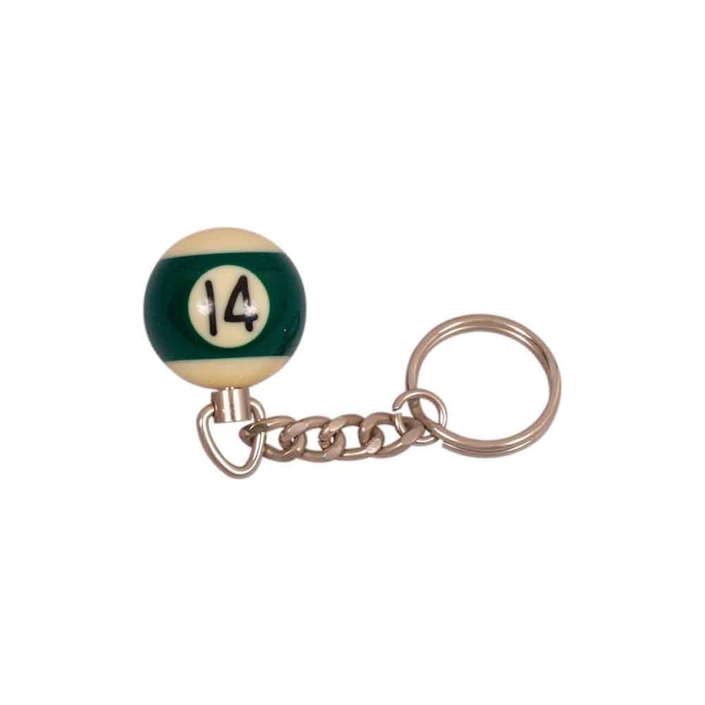 Masquedardos Billiard Ball Keychain 25mm Del Nº14 4622.014