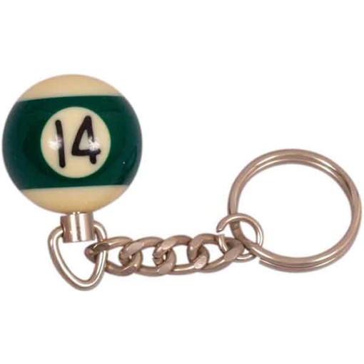 Masquedardos Billiard Ball Keychain 25mm Del Nº14 4622.014