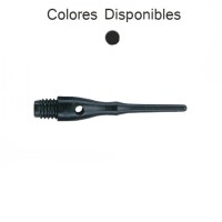 Masquedardos Puntas Unicorn Darts Contour Negra 2ba 27mm 1000unid