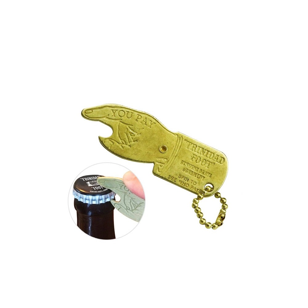 Masquedardos Trinidad Food You Pay Keyholder Bottle Opener