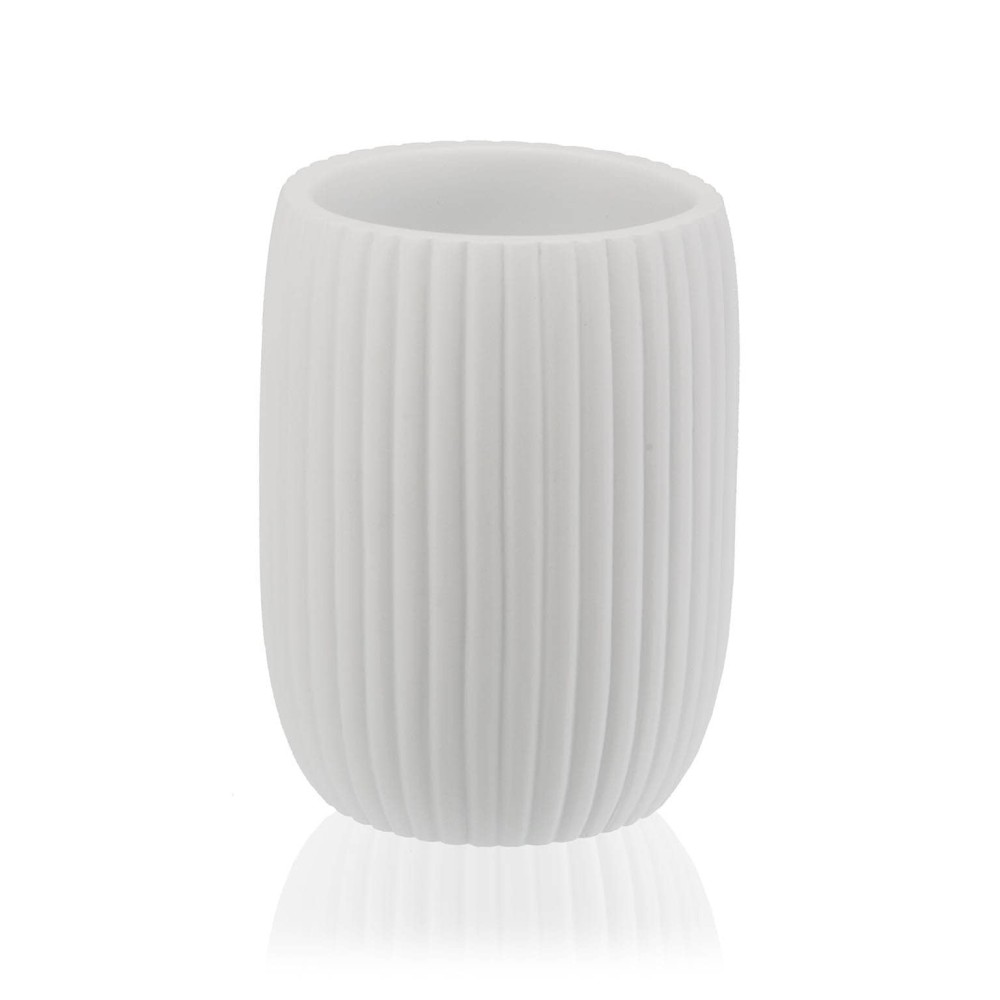 Masquedardos Vaso Cepillos Blanco Rayas 20330512