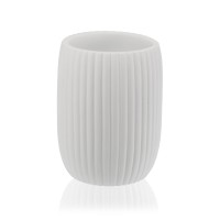 Masquedardos White Striped Brush Cup 20330512